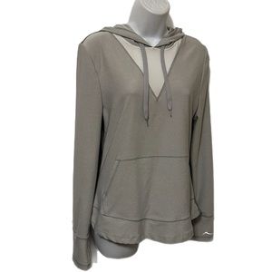 X by Gottex Women's Long Sleeve Hoodie Grey